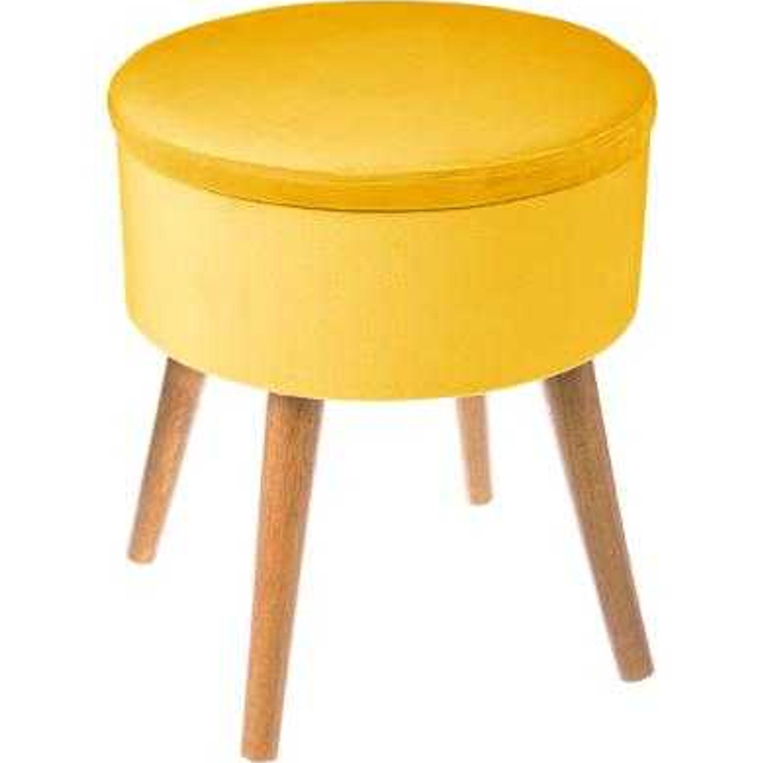 STOOL TRUNK YELLOW MUSTAR image