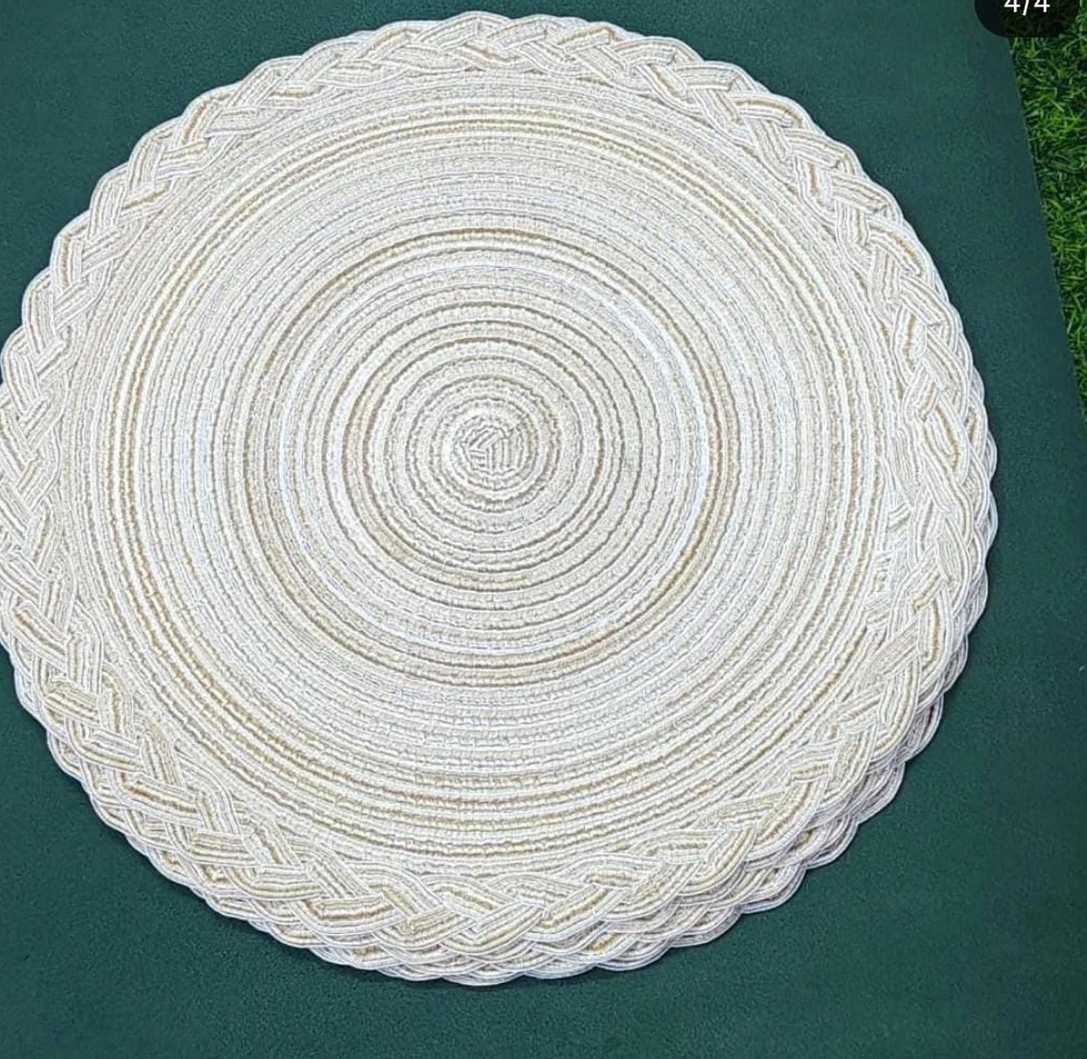 6 pcs Nordic woven table mats image