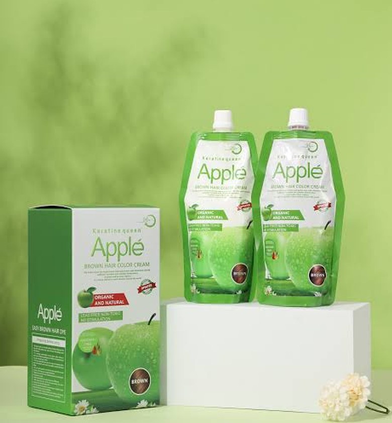 Keratine Queen Apple Black Bubble Dye – 15 ml × 10 image
