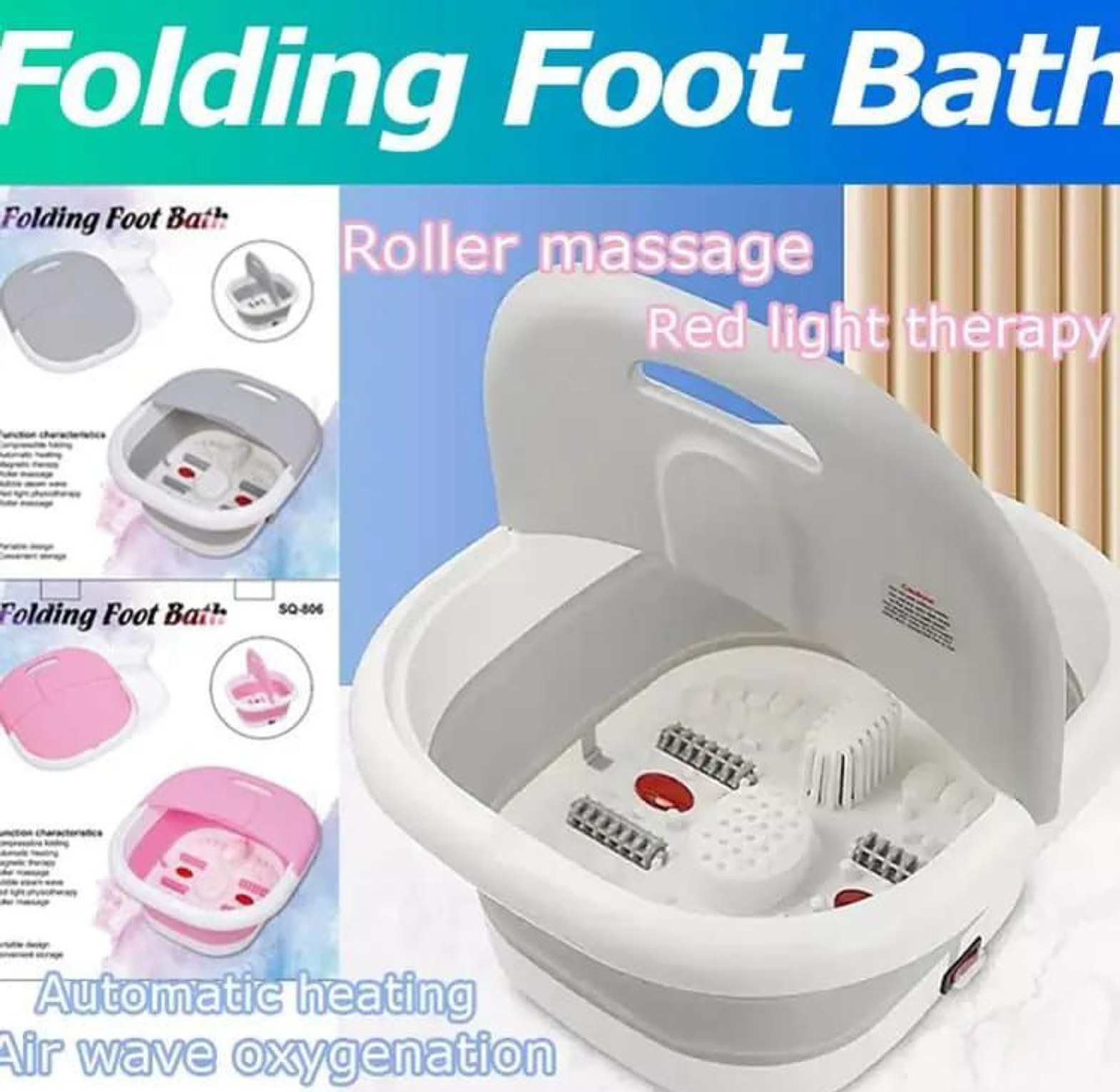Portable Silicone Folding Electric Foot Bath image