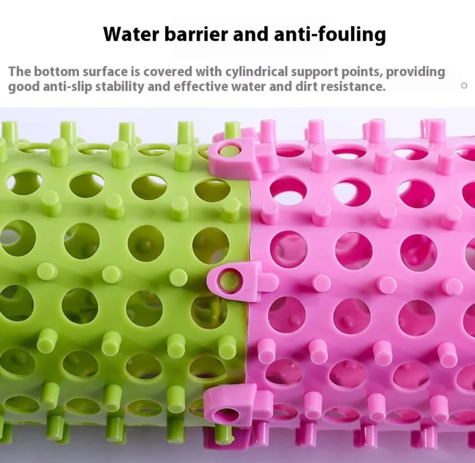 Inter Locking Nonslip Bathroom Floor Mat, Antislip Shower Floor Mat image