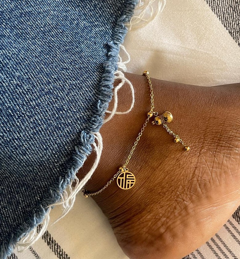 Fortune Cascade Charm Anklet image