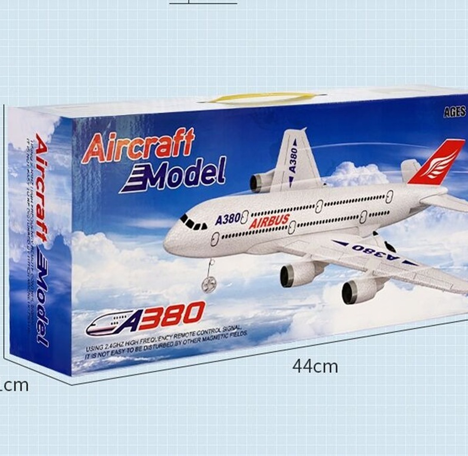 Remote Control (RC) Airbus A380 Aircraft Model, image