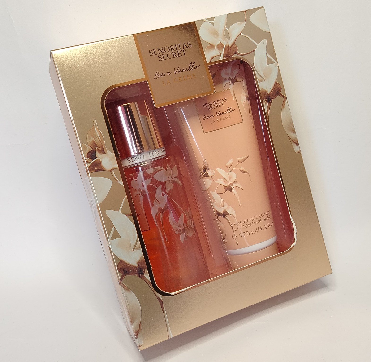 Senoritas Secret Bare Vanilla La Creme Perfume Gift Set with 125ml Perfume Body Mist & 125ml Perfume Lotion  image