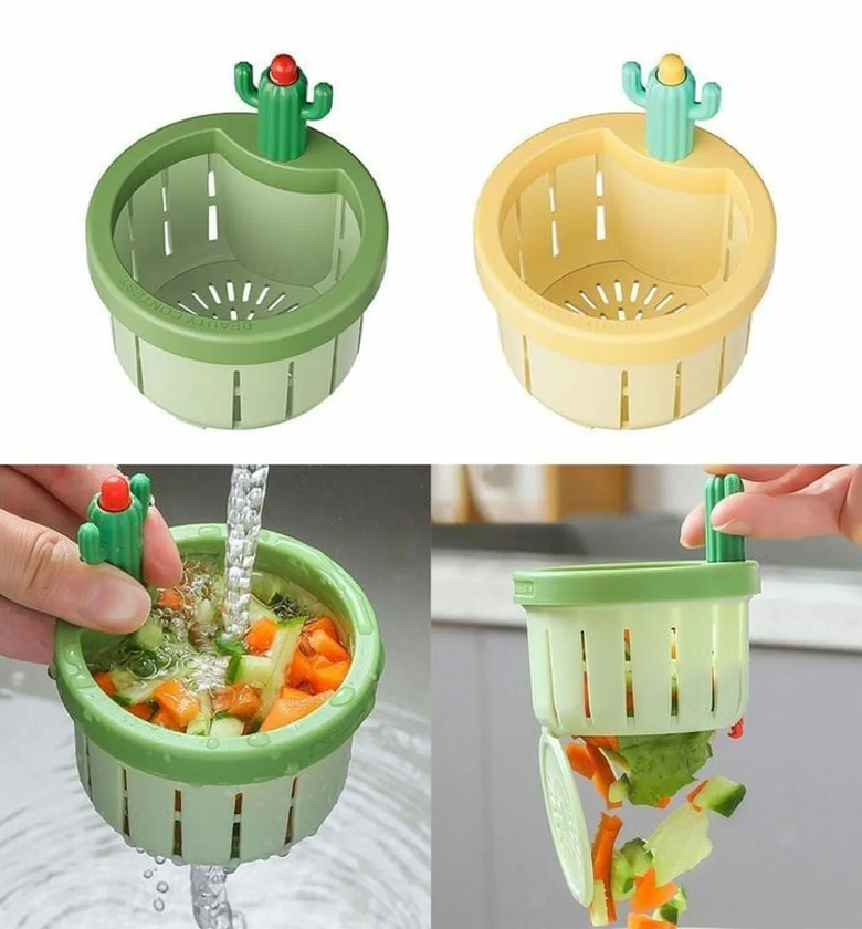 Cactus Design Food-Grade PP Kitchen Sink Strainer and Colander image