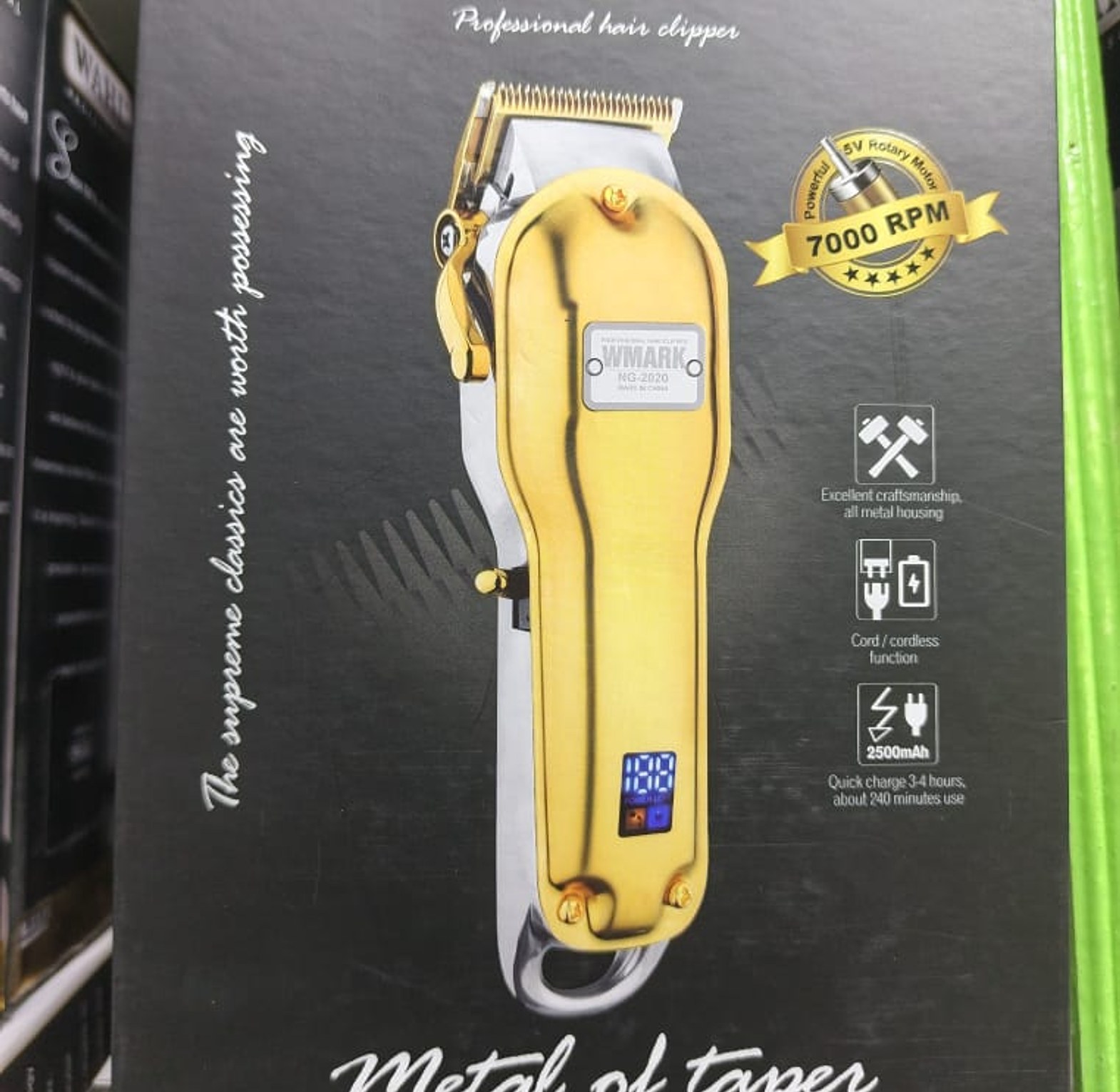 Hair Clipper – WMARK NG-2019/NG-2020 All-Metal Cordless Electric Shaver image