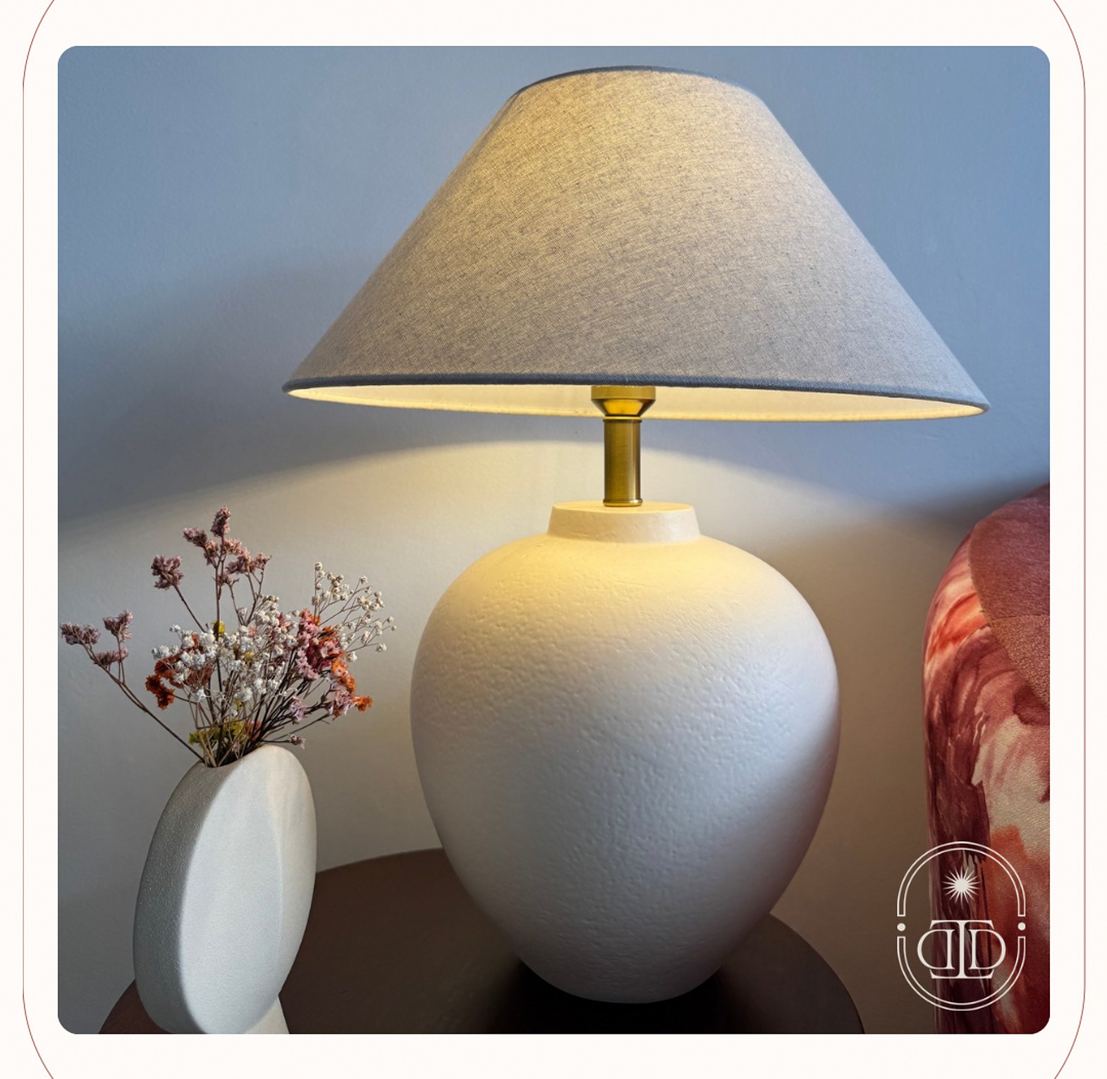 Minimalist table lamp. image