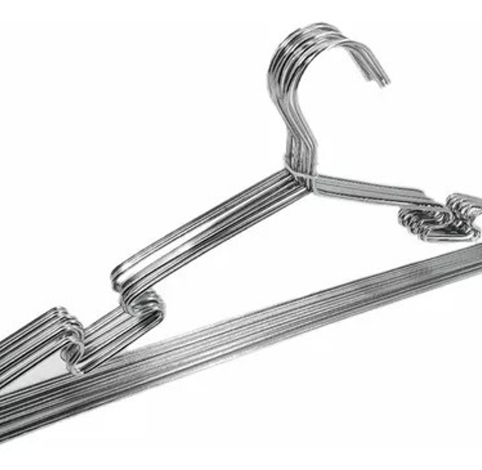 10 Piece Stainless Steel Clothes Hangers image