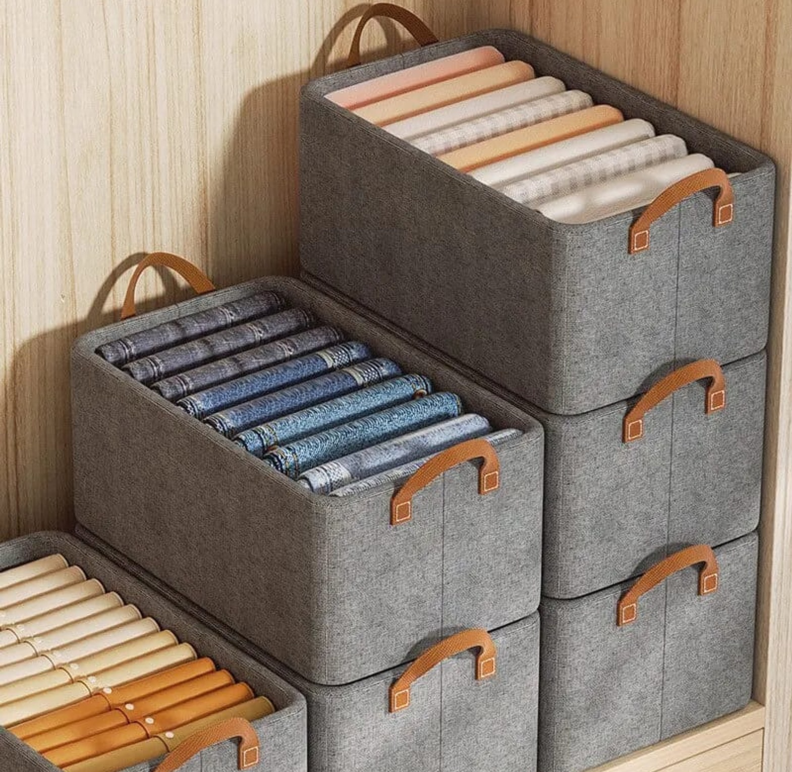 New Closet Clothes Trouser Clothes Organizer  Boxes image