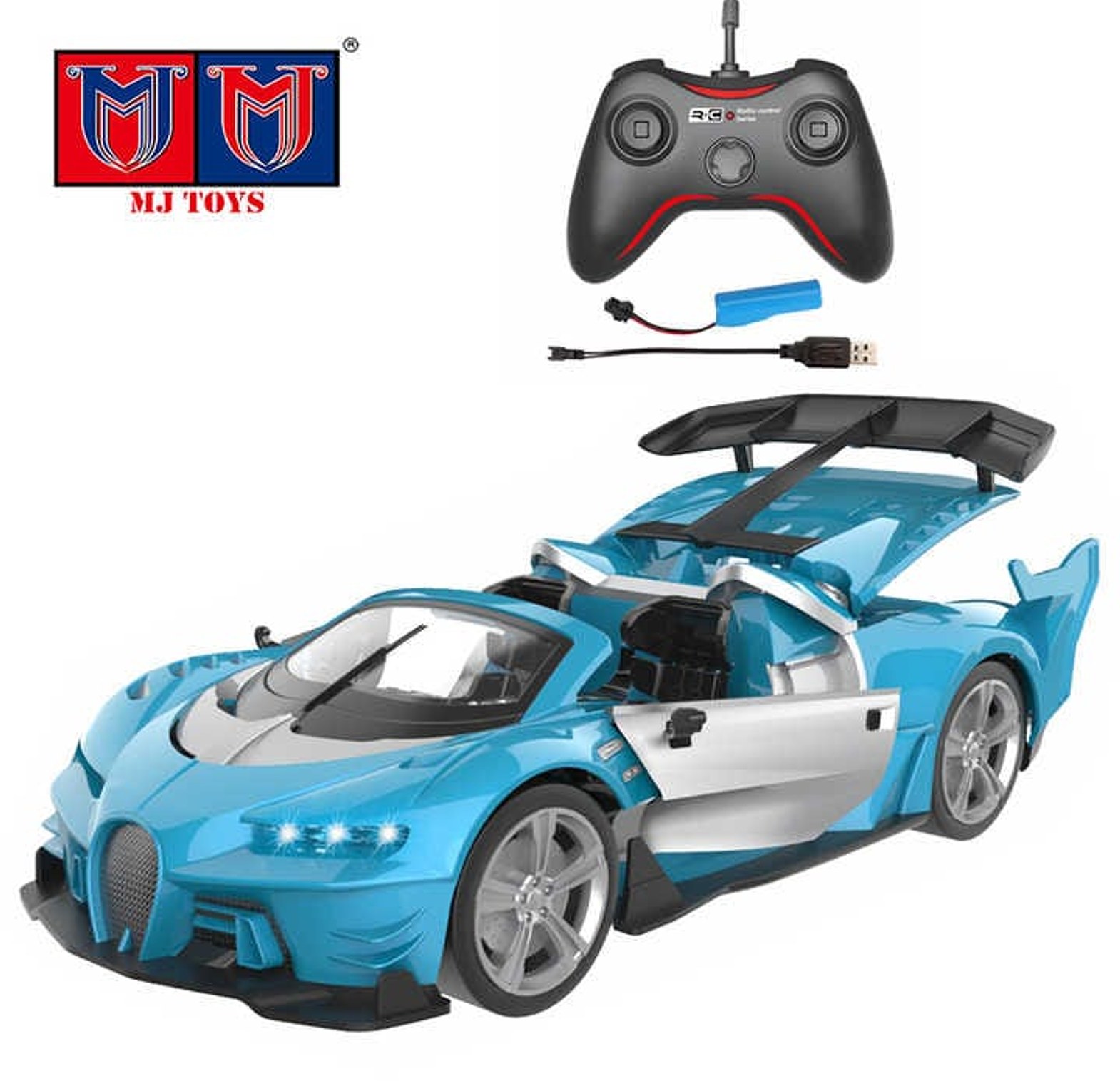 Rechargeable  and remote controlled Bugatti Toy Car image