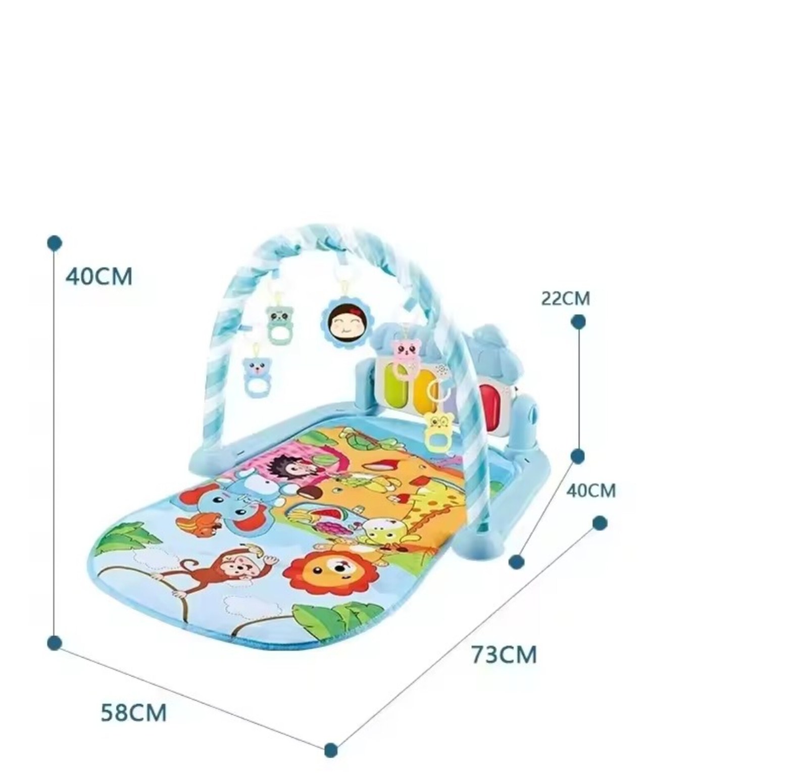Baby Gym Rack, Piano and Play Mat image