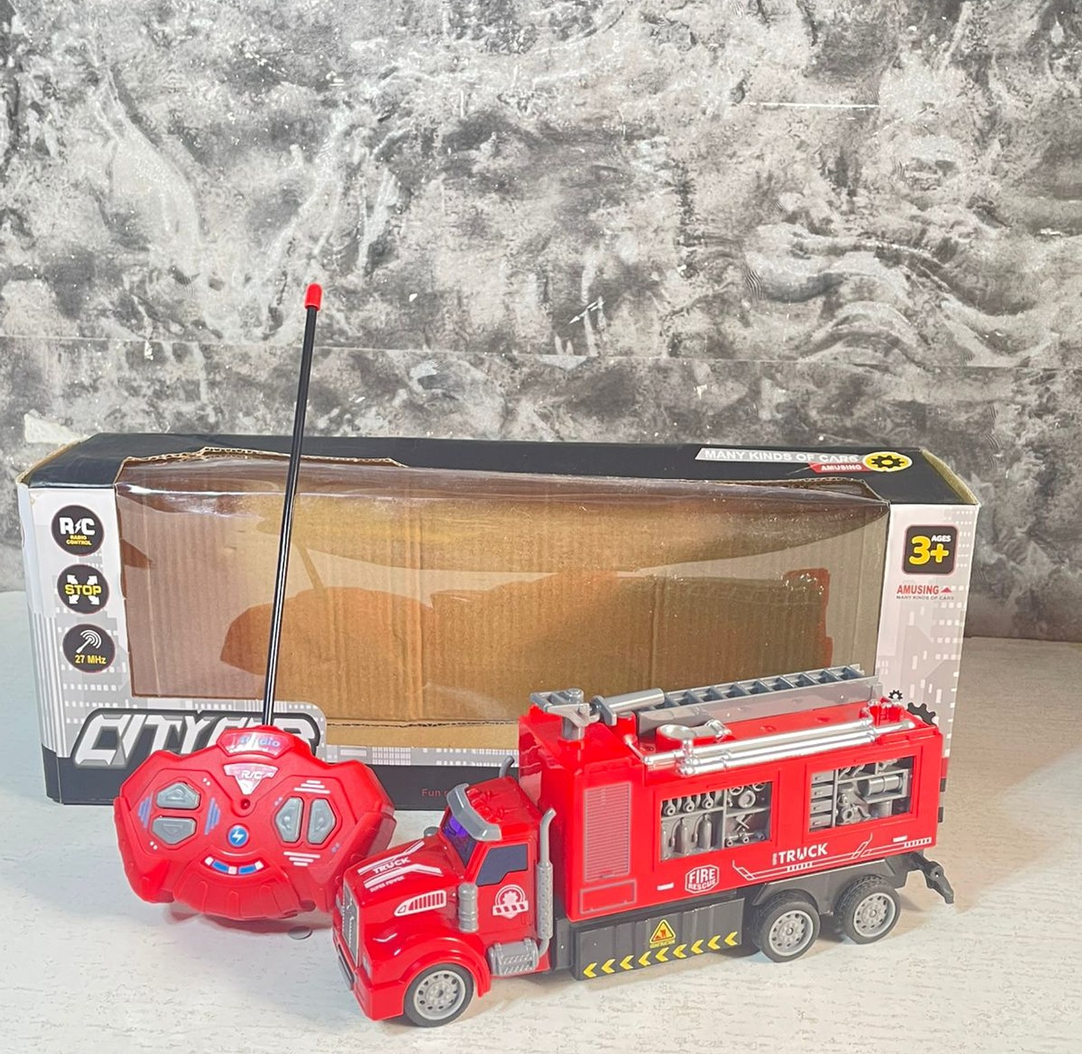  Remote-Controlled Fire Truck Toy image