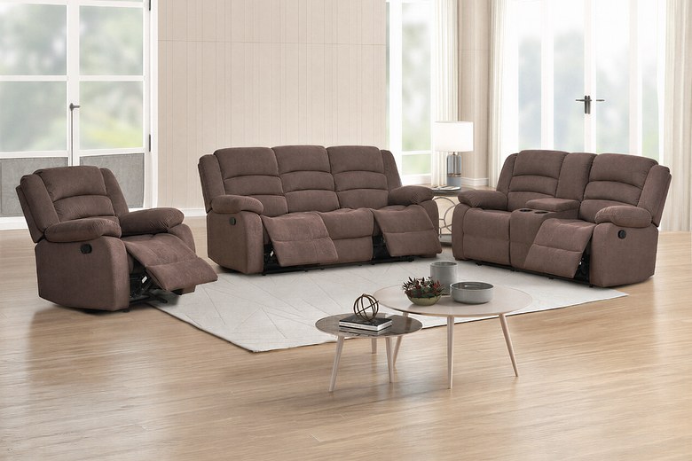 JASPER 6 Seater Fabric Recliner (3+2+1) image