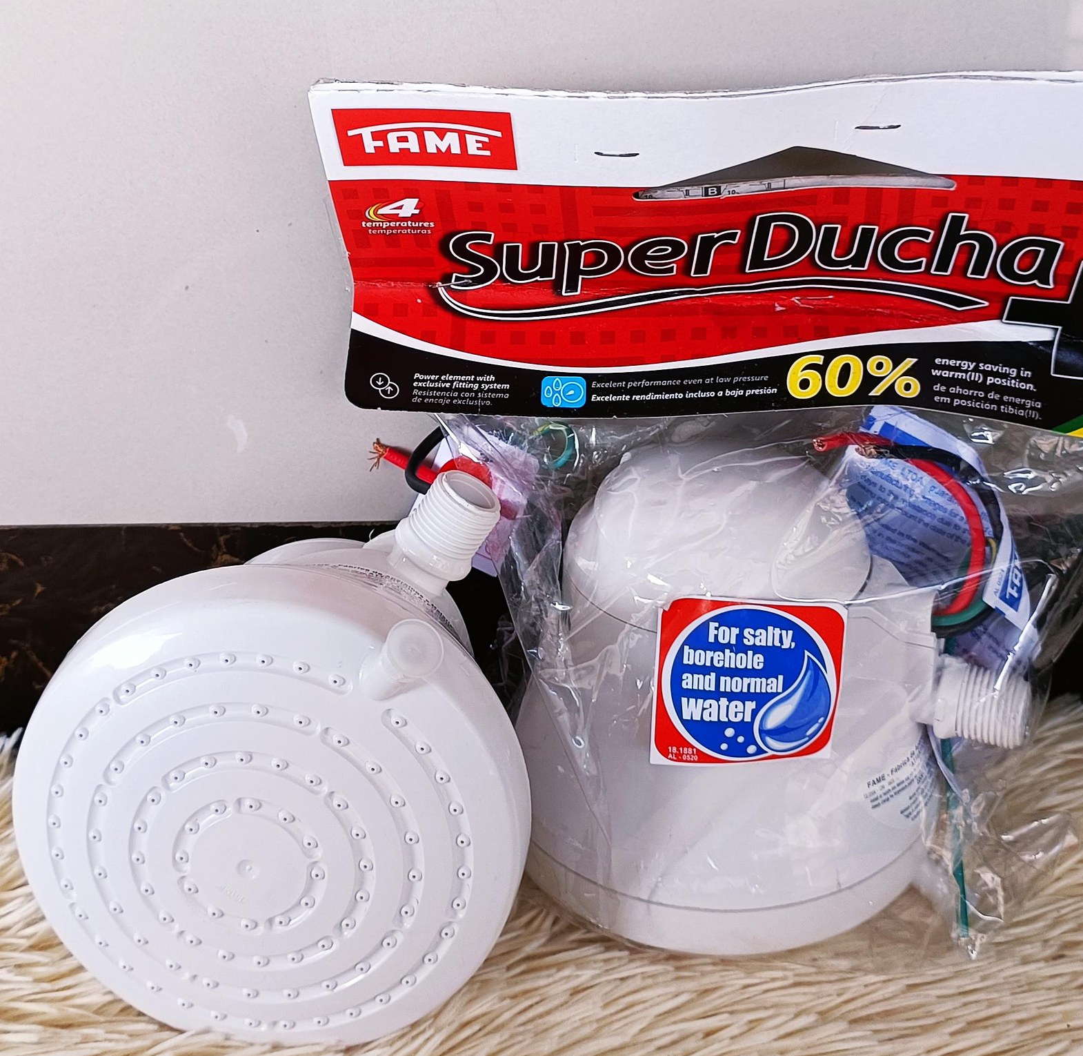  Super Ducha 4T Electric Shower Head. image