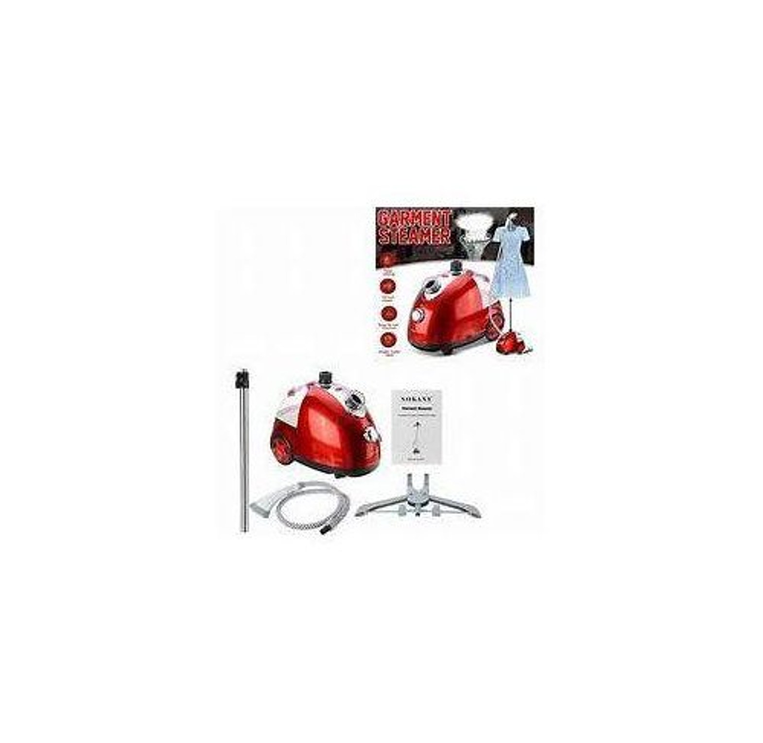 Sokany Steamer for Clothes,2000W Powerful Standing Garment Steamer  image