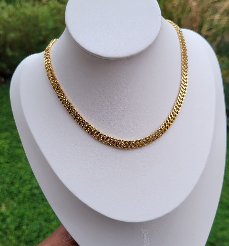 Chunky leaf necklace  image