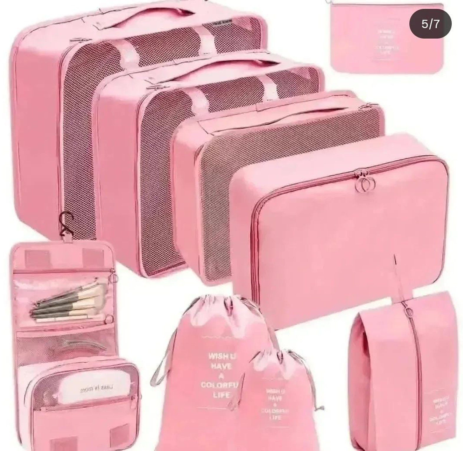 9 Pcs Luggage Travel Organizers image