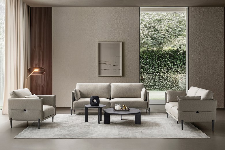 DASH 6 Seater Fabric Sofa (3+2+1) image