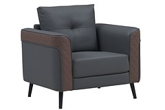 ROCKFORD Single Seater Leatherette Sofa thumbnail 2