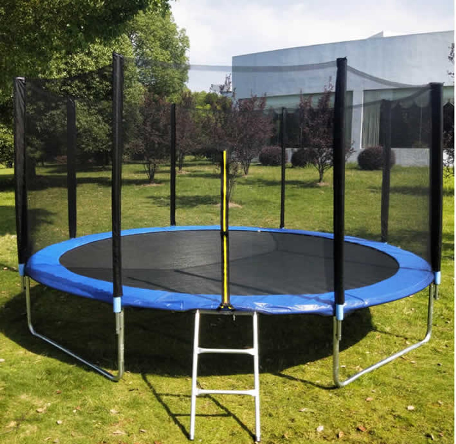 12Ft Trampoline. Skippy Trampolines Outdoor Trampoline With Safety Net (12FT image