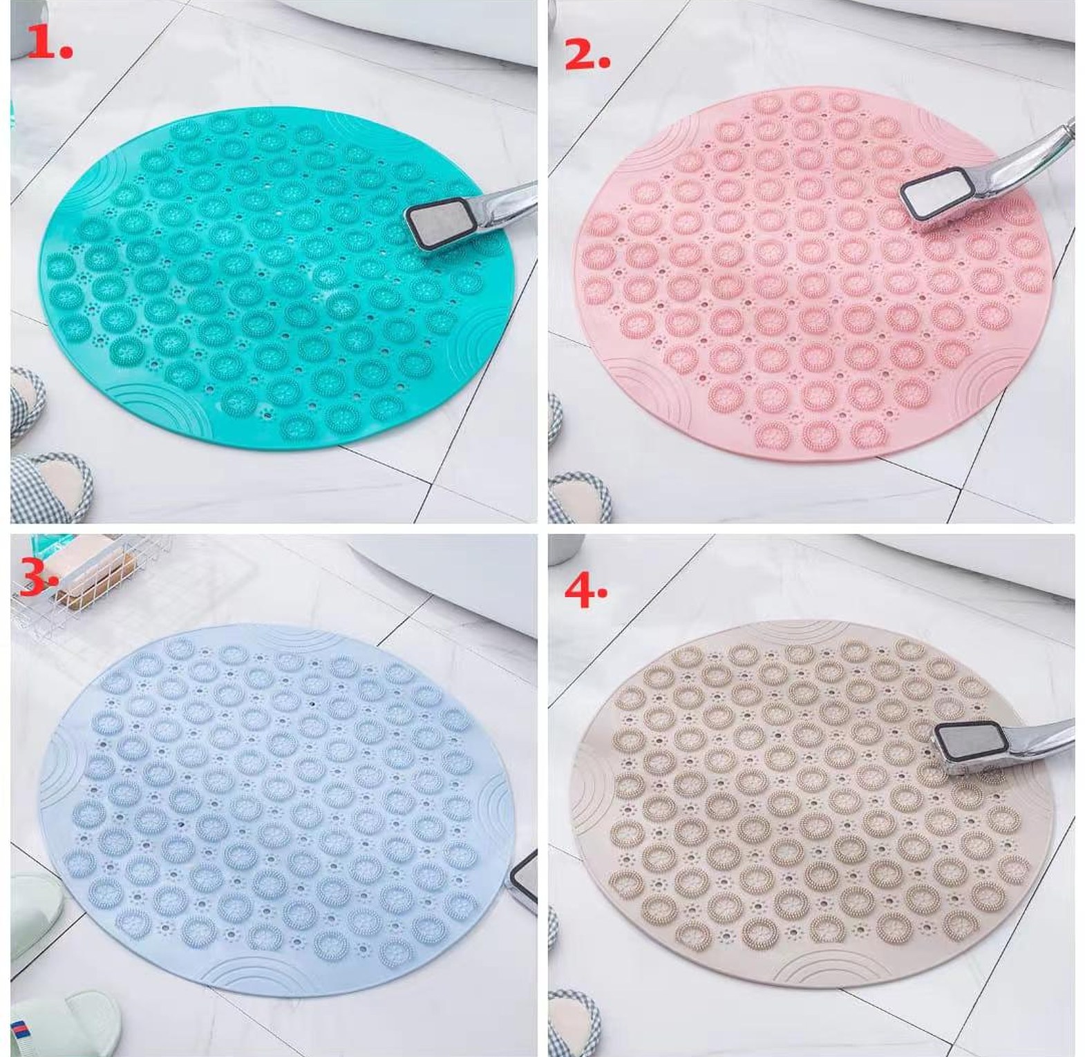 Bathroom TPR Bathing Non Slip Mat image