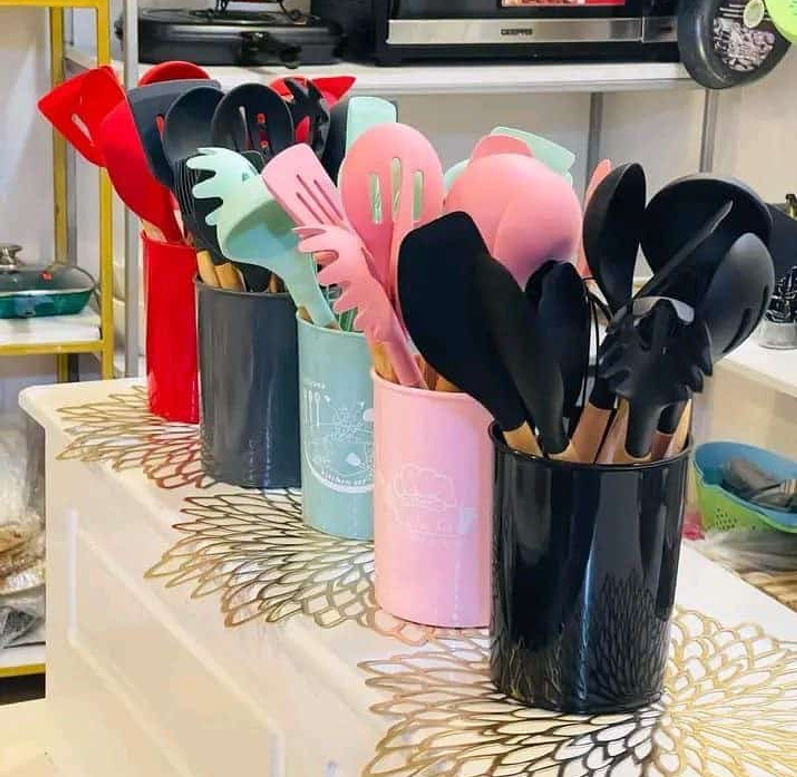 SPECIAL OFFERS Silicon 12 PCS SPOON SET image