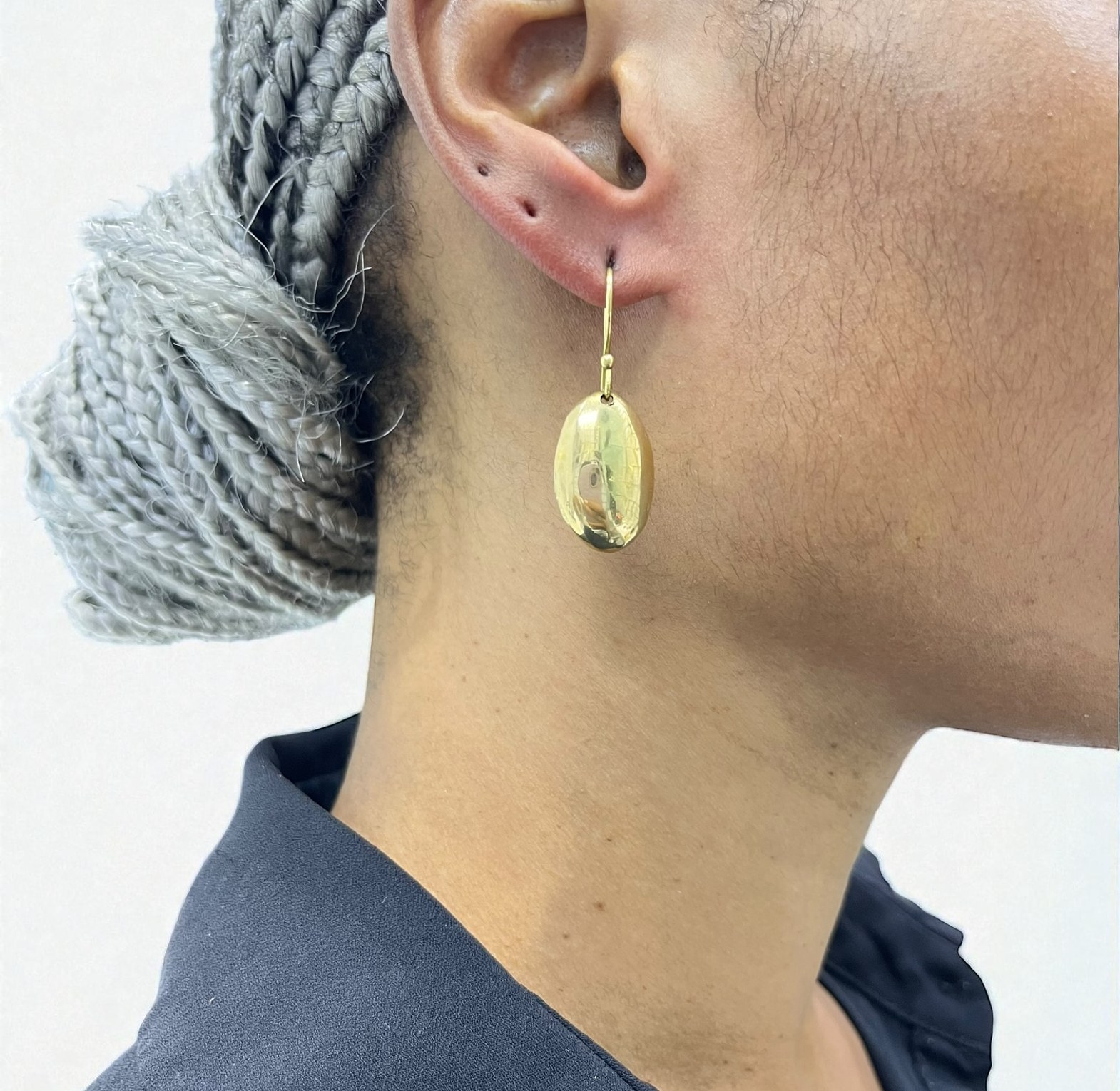 Dangle Brass Earrings image