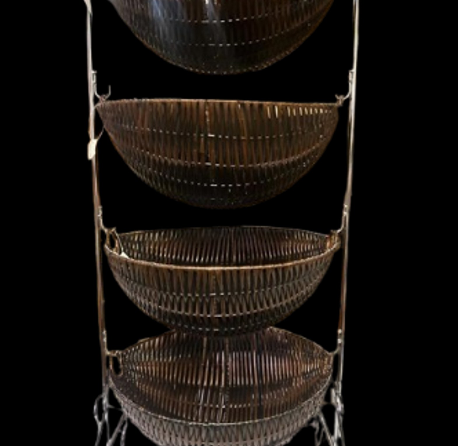 4-tier fruit and vegetable storage rack,  image