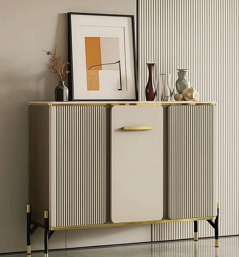 The Aurelia Fluted Credenza Cabinet image