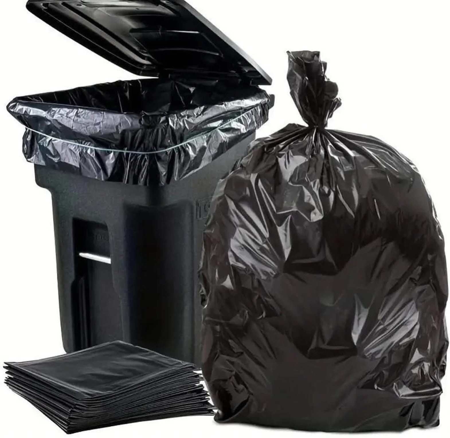 Large Size 50pcs Disposable Garbage/Trash bags image