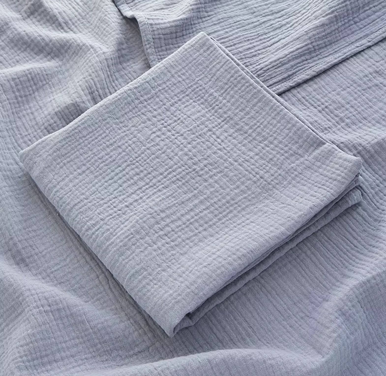 Plain Muslin Cotton Receiving Wrap – 100 × 100 cm image