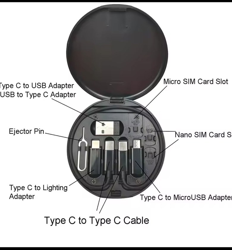 Type-C to C 60W Charging Adapter Cable Kit image