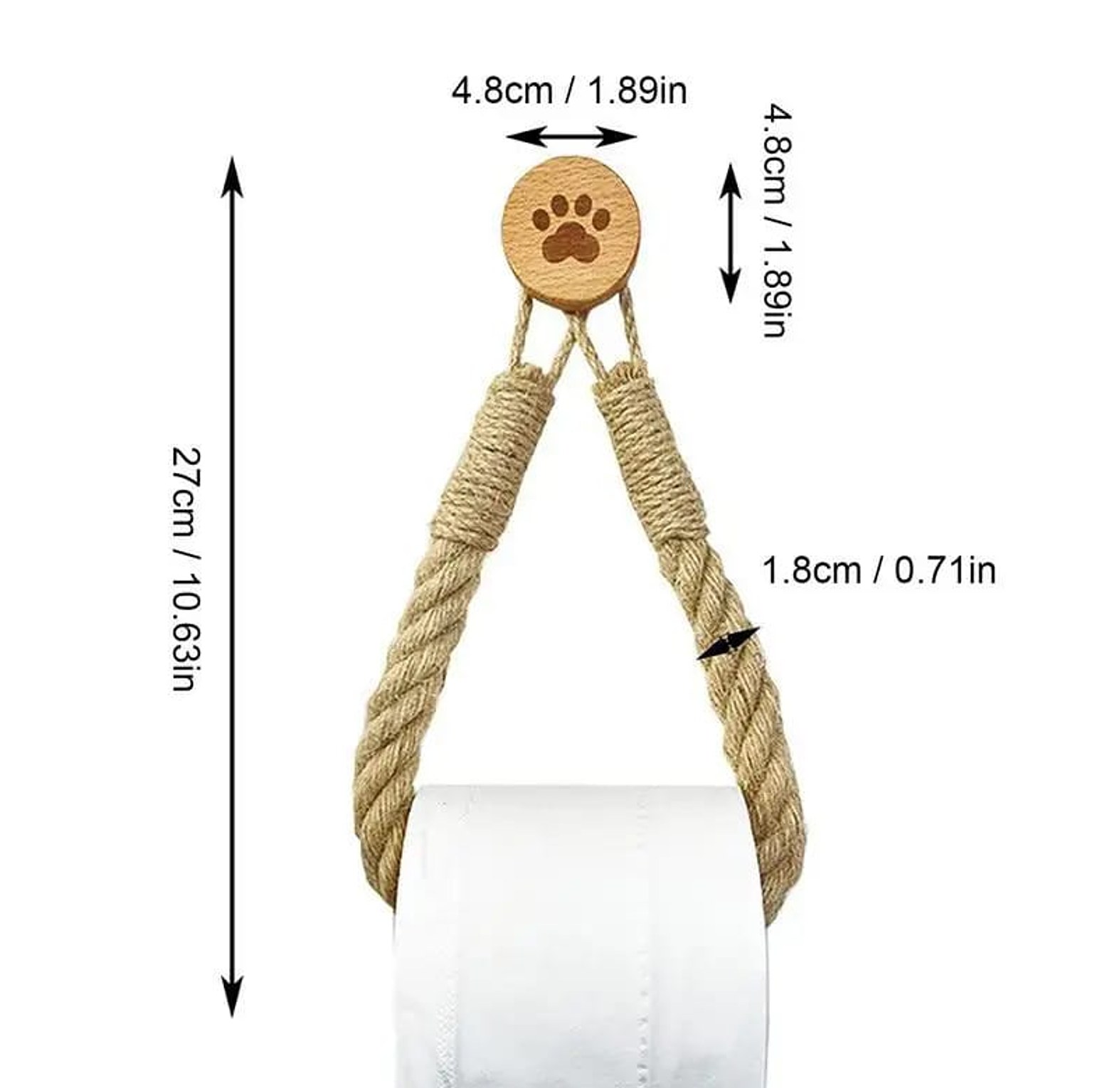 Hemp Rope Tissue Holder  image