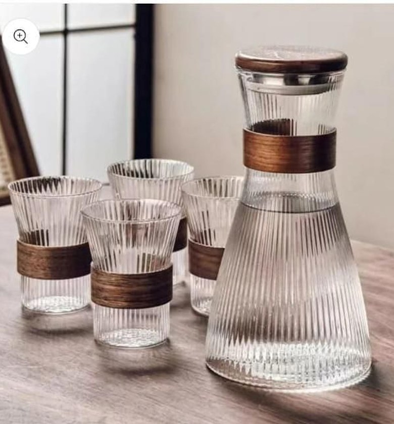 Japanese-Style Glass Water Jug image