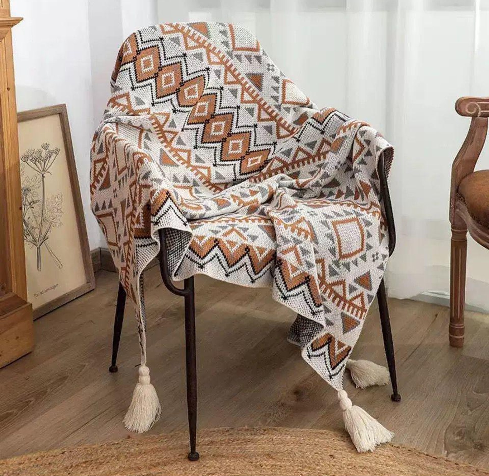 Premium wooven throw blanket  image