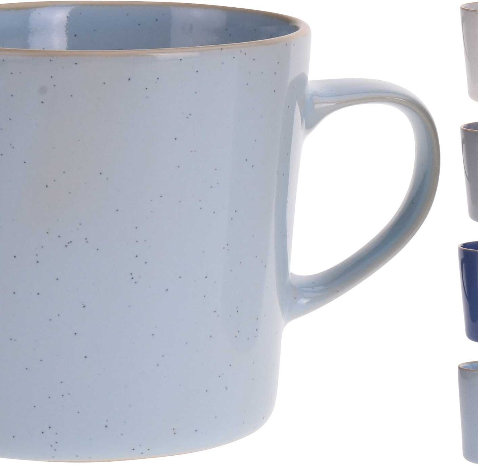 MUG 320CC STONEWARE 4ASS  image