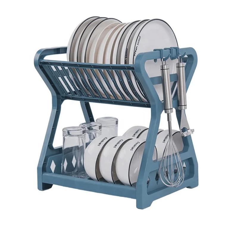 AuraDry Minimalist 2-Tier Dish Drainer image
