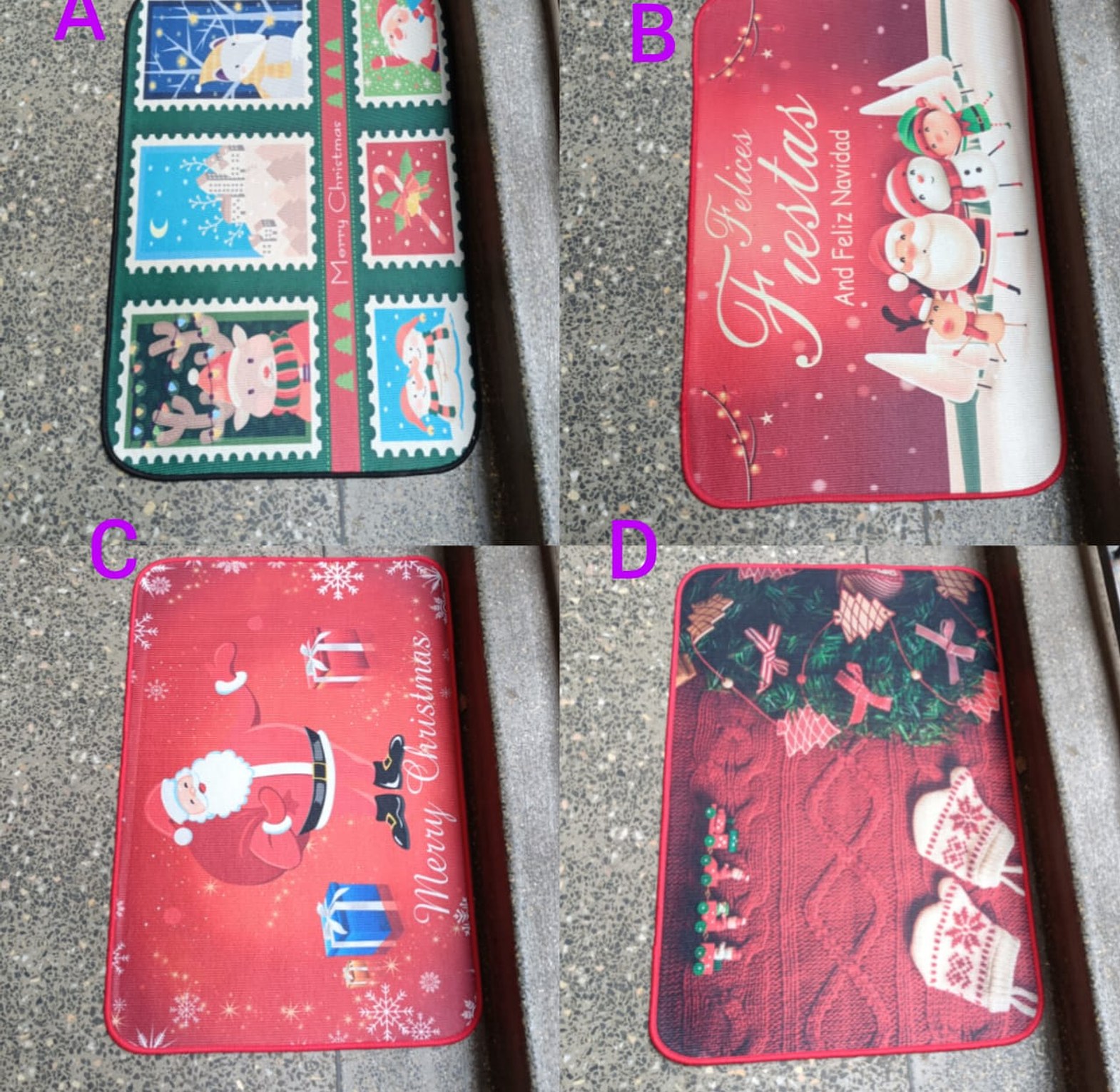 Festive Christmas door mat 50*80cm image