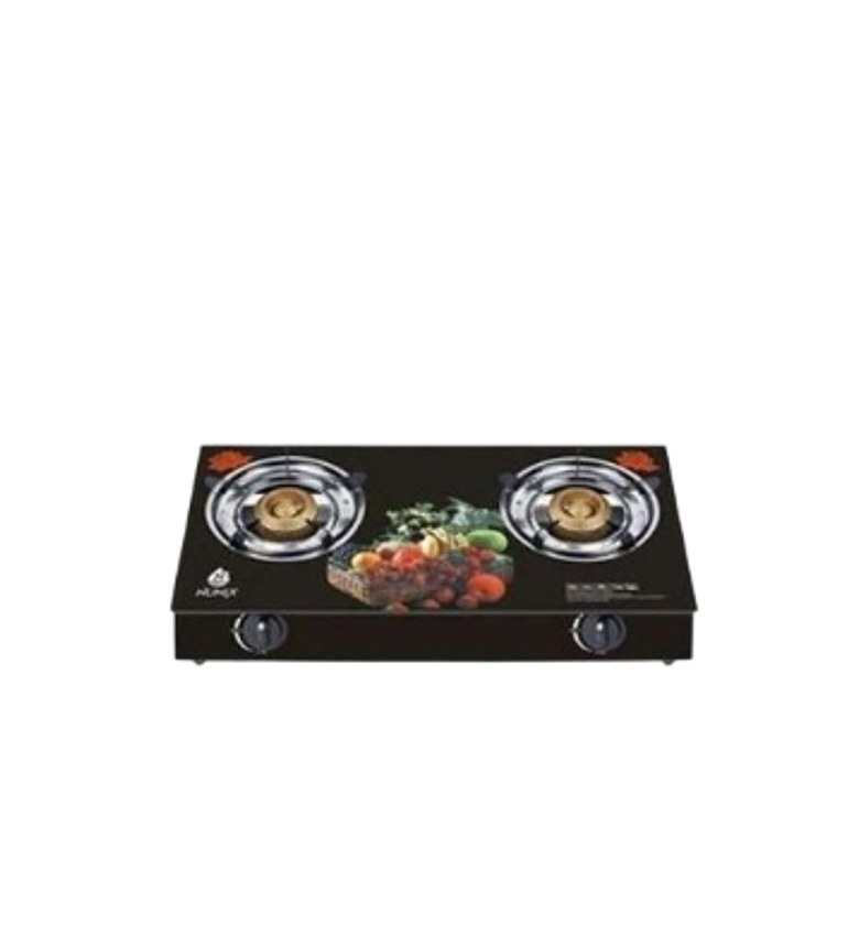 Nunix Two Burner Gas Cooker  Comes With A Free 6kg Regulator  And  A Free Gas Pipe image