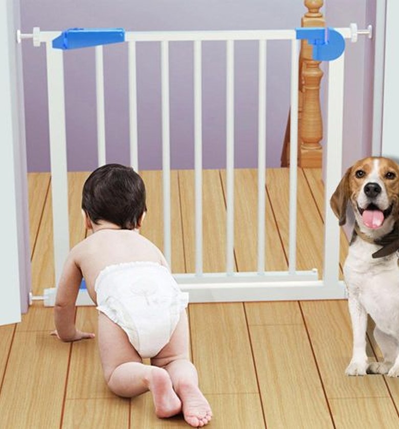 Safety Baby Gate.  Kindly Watch The Video Below Adjustable btwn 76cm to 83cm image