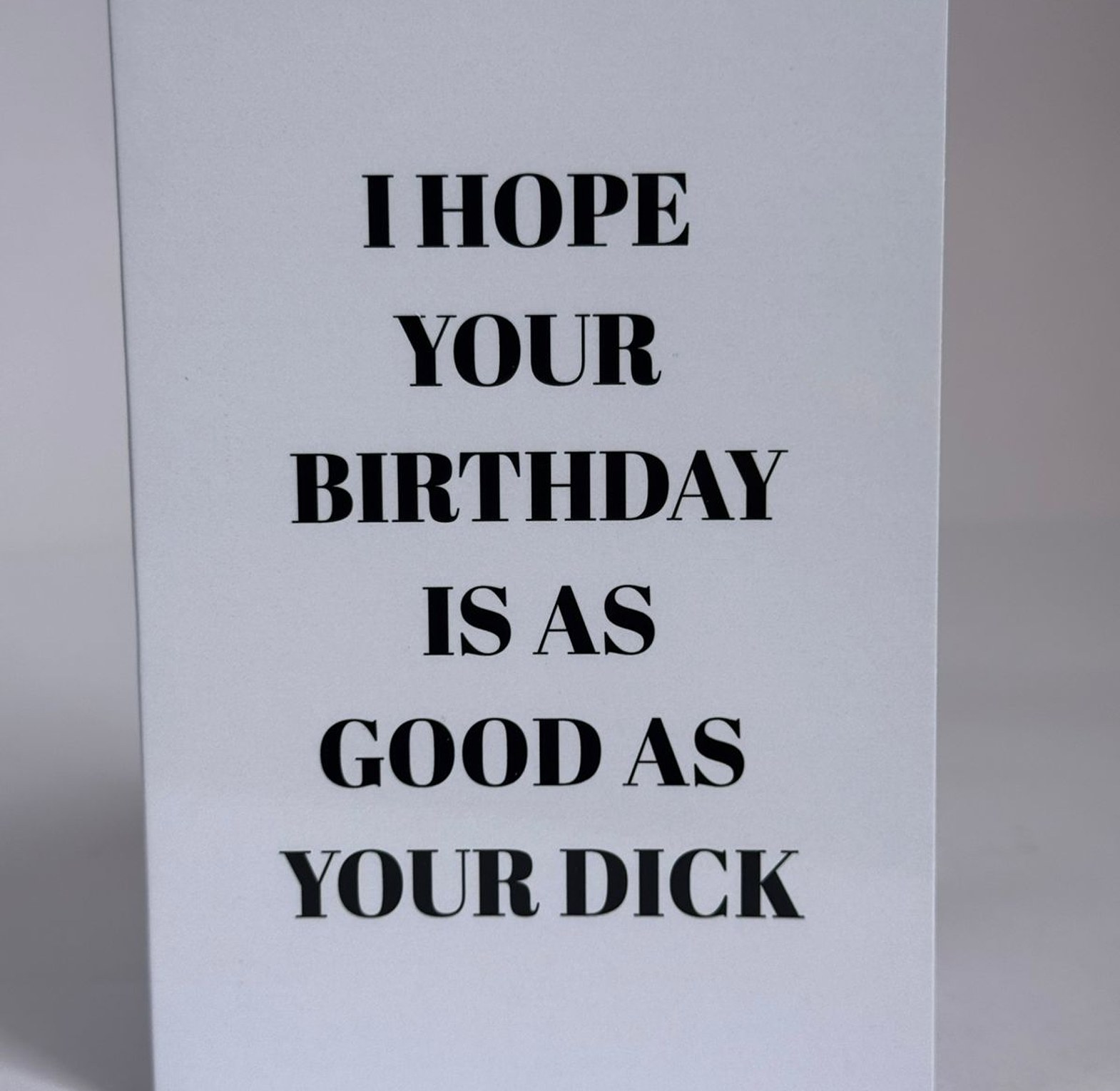 Cheeky Birthday Card image