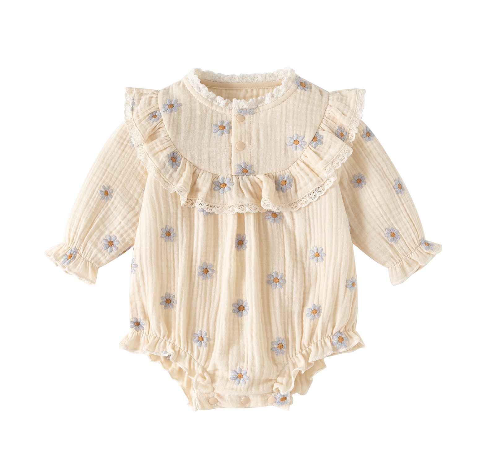 Daisy Whisper Muslin Romper image