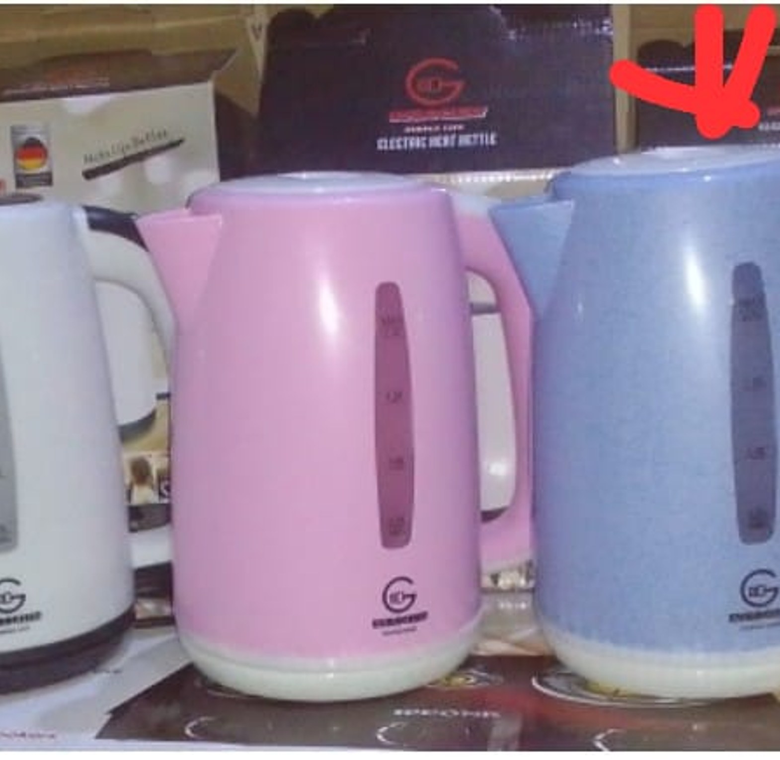 Eurochef 2.3L PLASTIC ELECTRIC KETTLE WITH 2.3 L Automatic Switch Off image