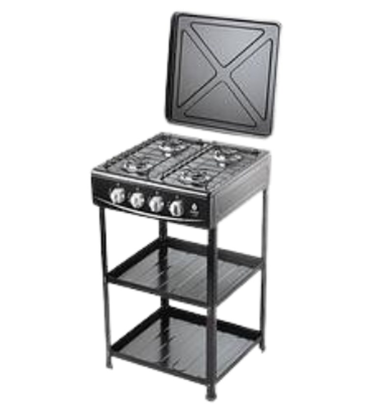 Nunix full gas standing cooker with shelf image