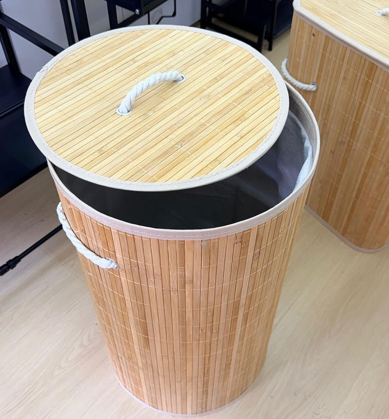 Bamboo Laundry Basket image