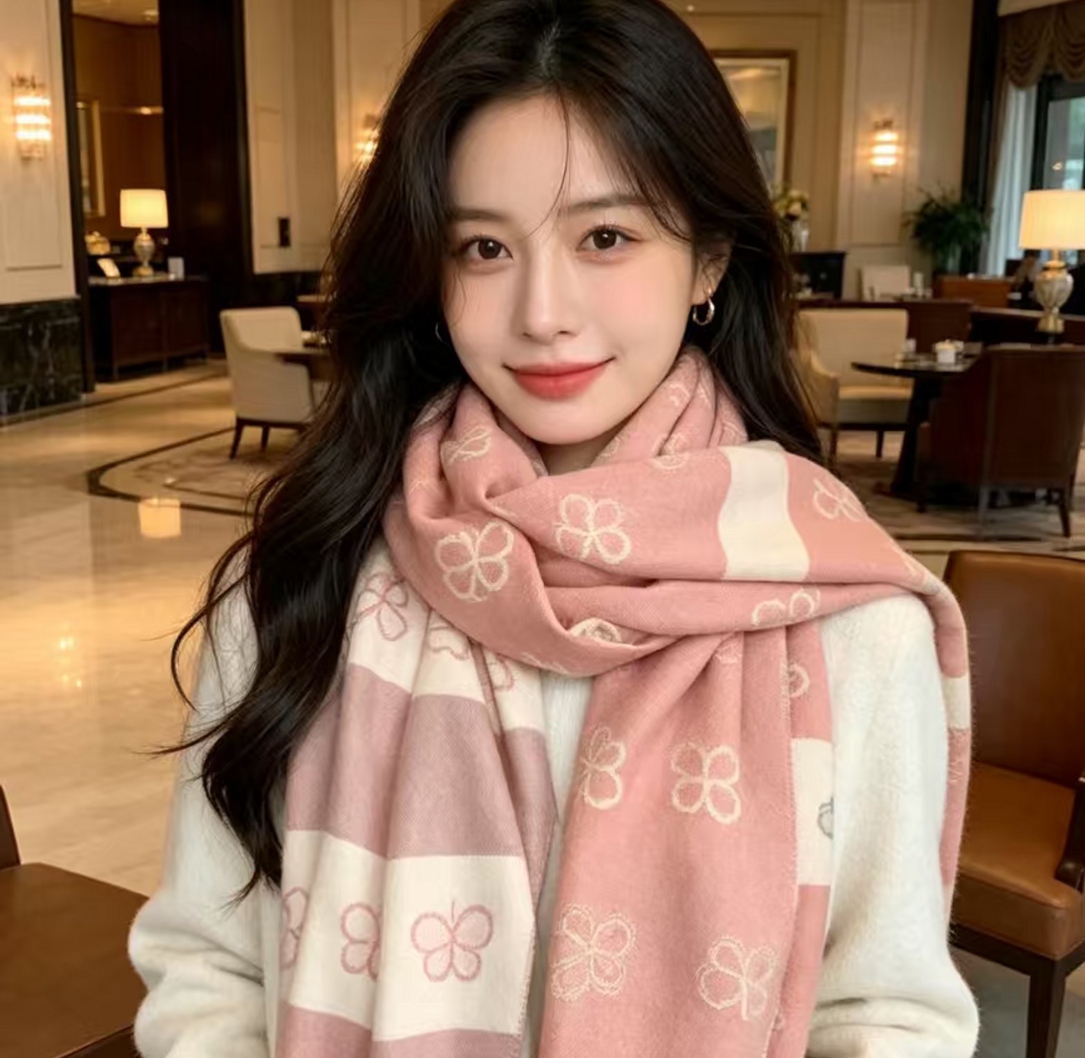 Cashmere scarves image