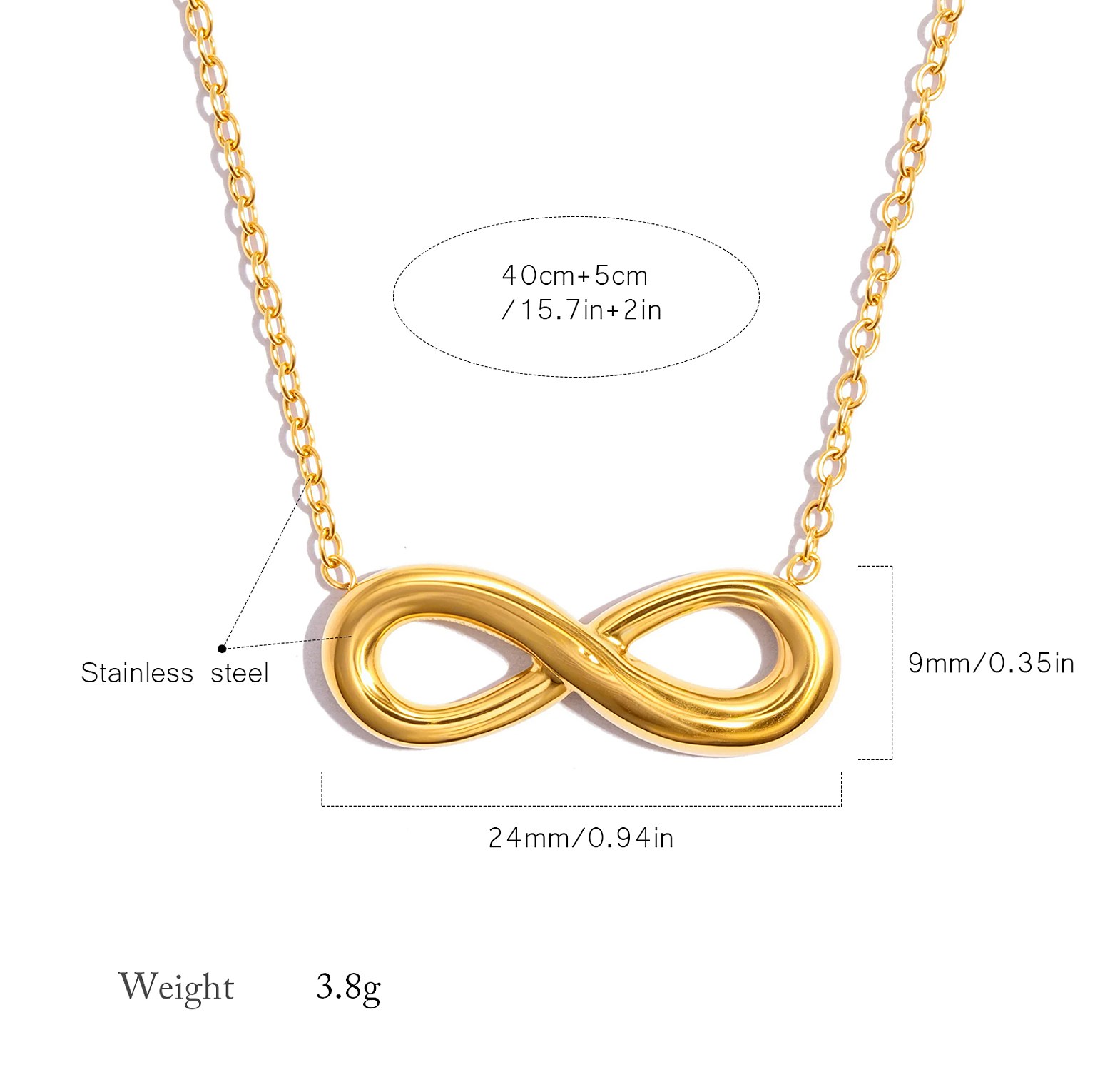 Infinity ♾️ necklace  image