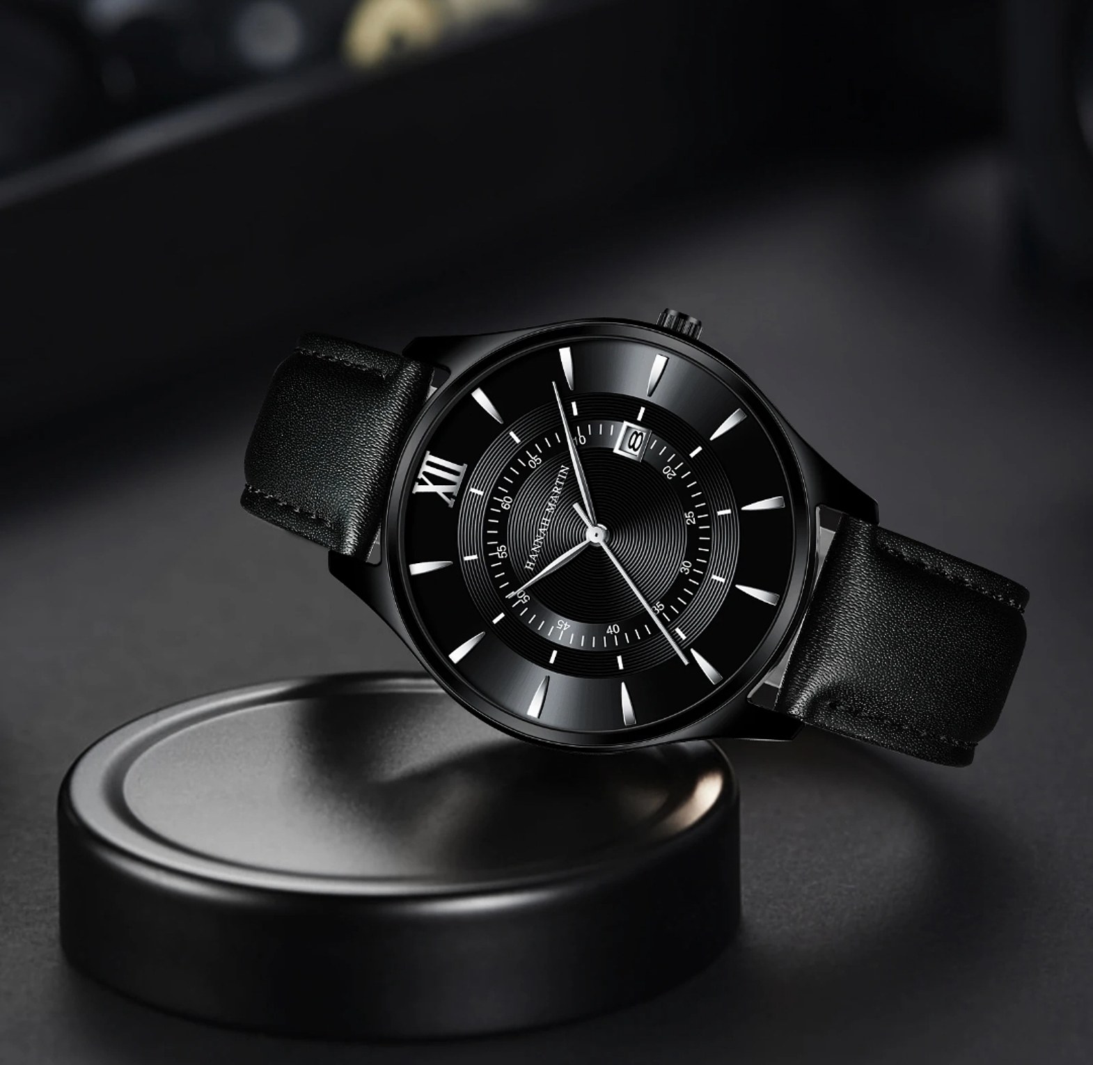 Men's Hannah Martin Leather Watch image