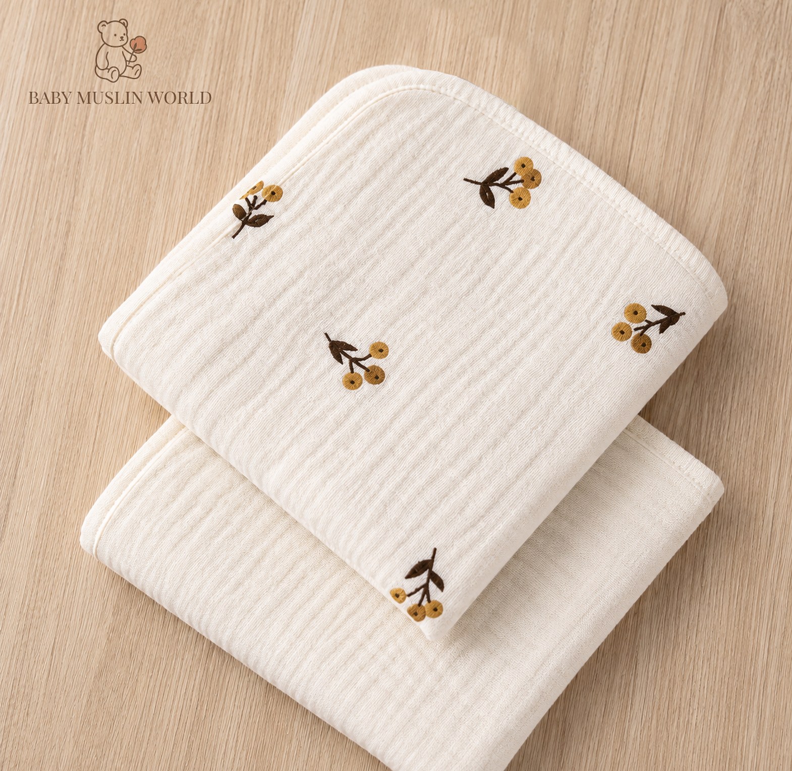 Premium Muslin Washcloth Set (2 Pack) image