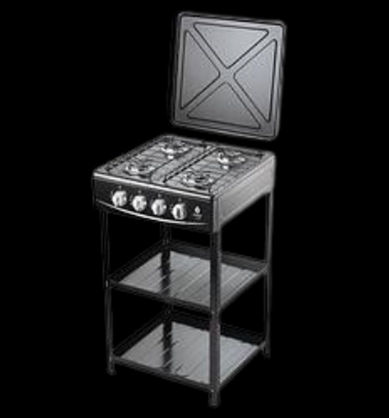 Nunix full gas standing cooker with shelf image